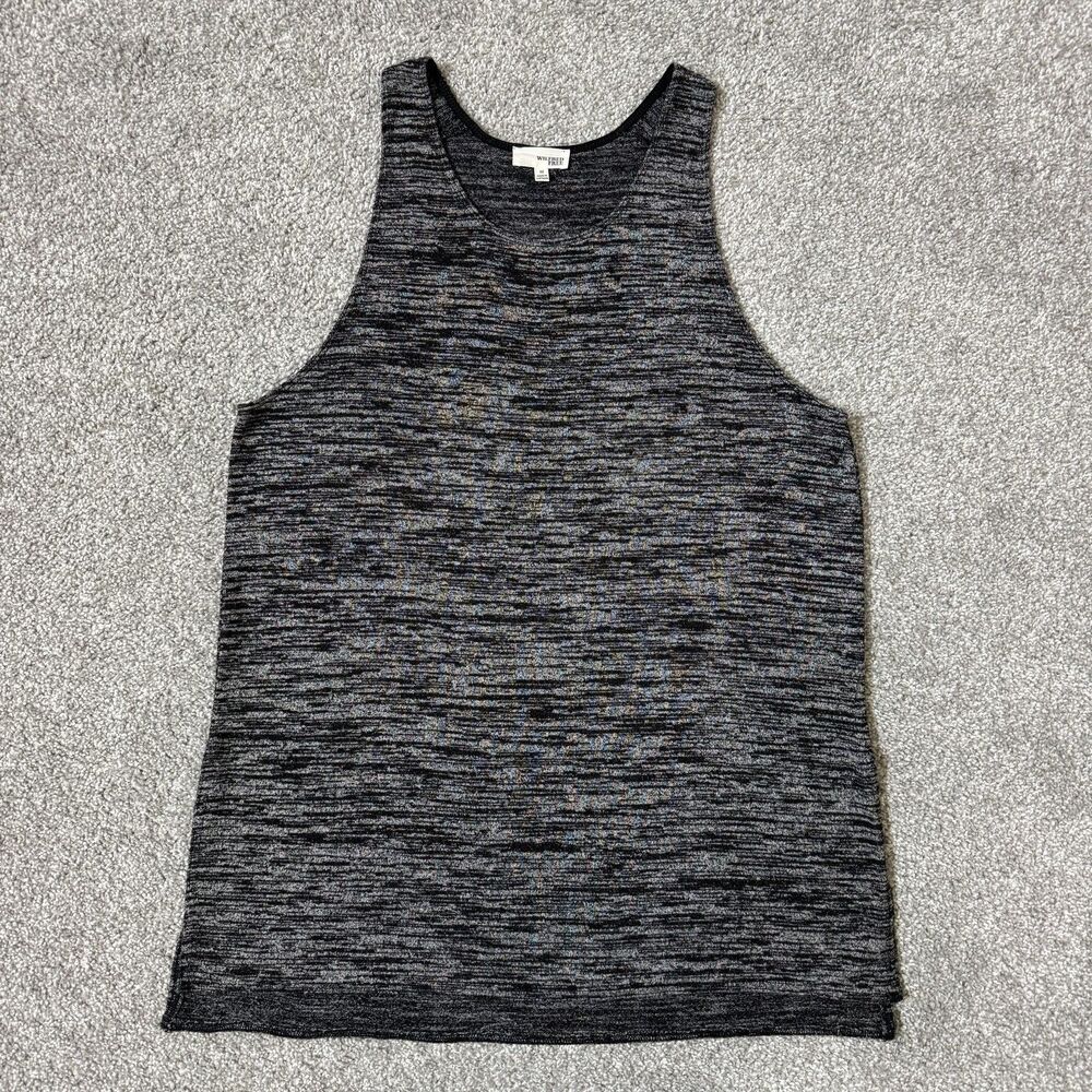 Wilfred Free Tank Top Womens Medium Gray Crew Neck Sleeveless Aritzia